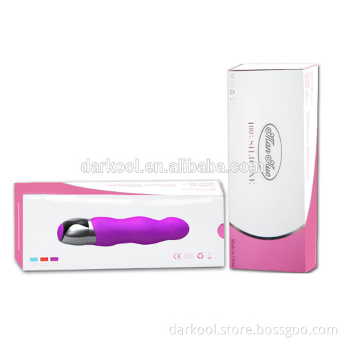 DG064/Mannuo 3 Colors 100% Waterproof Medical Silicone 7 Frequency Thick Vibrator Audlt Sex Toys for Woman